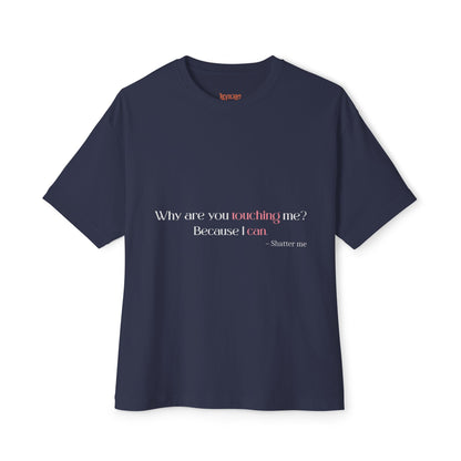 Juliette - Aaron Unisex Oversized Boxy Tee for Shatter Me Fans