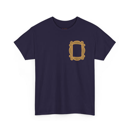 F.R.I.E.N.D.S Peephole Frame Unisex Heavy Cotton Tee