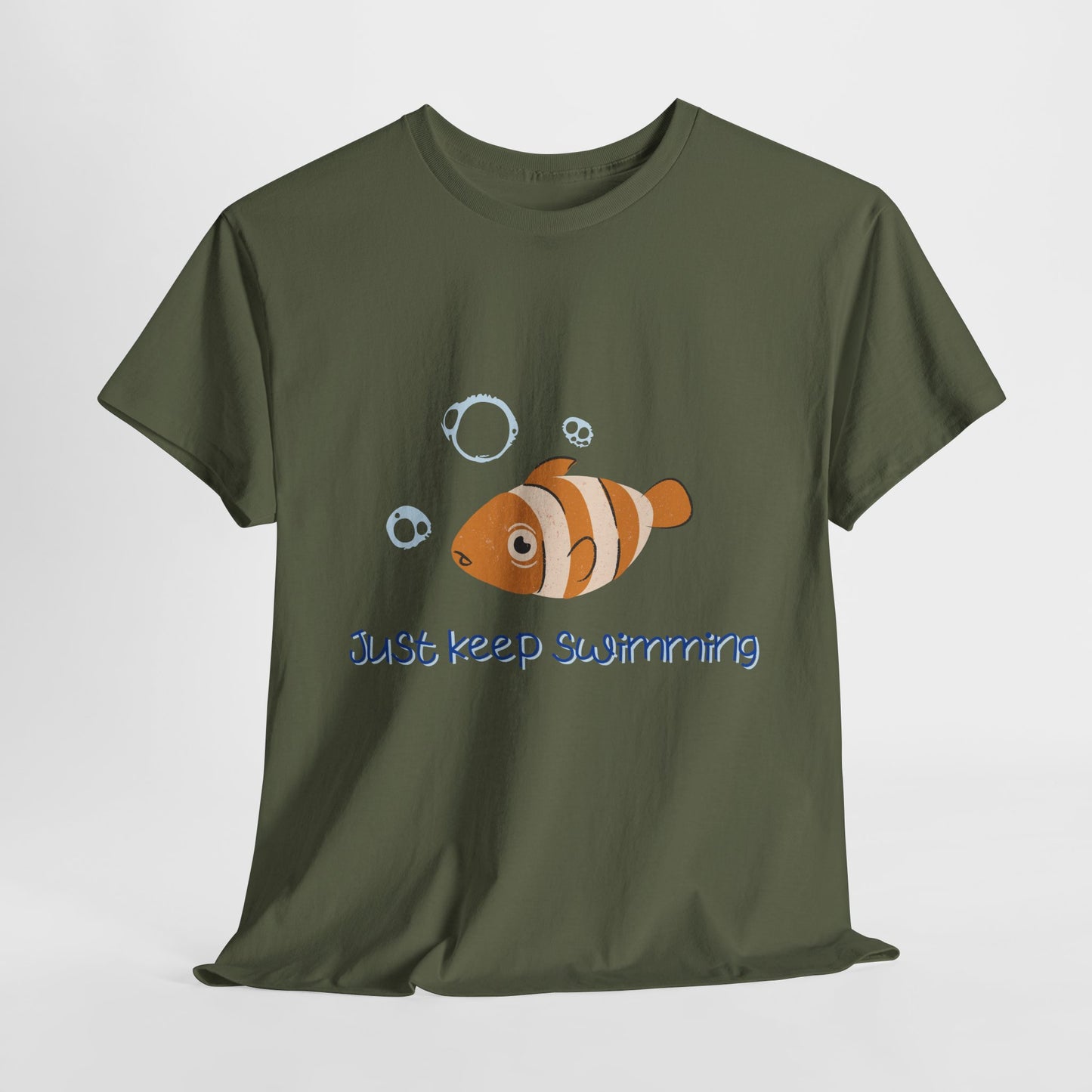 Just Keep Swimming Unisex Cotton Tee – It Ends With Us Inspired Shirt