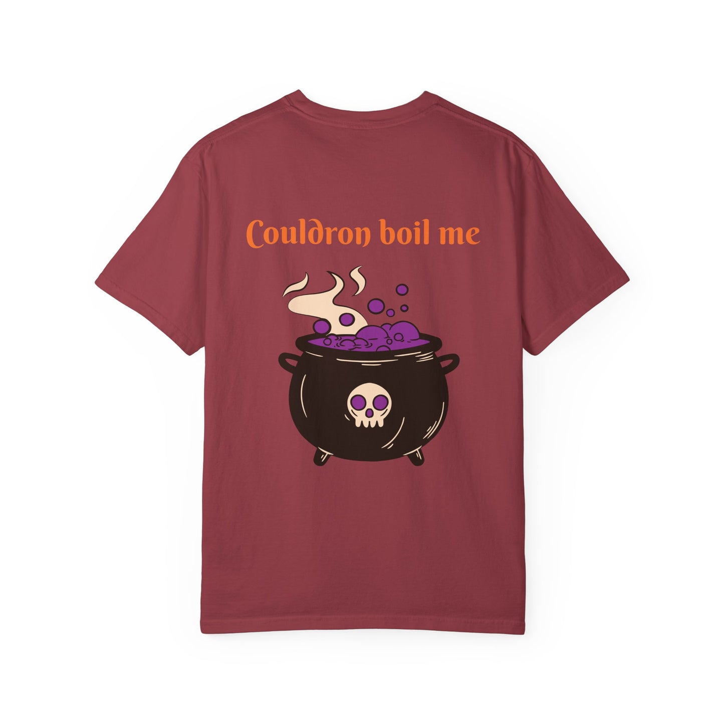 Cauldron Boil Me Halloween Unisex Garment-Dyed T-shirt
