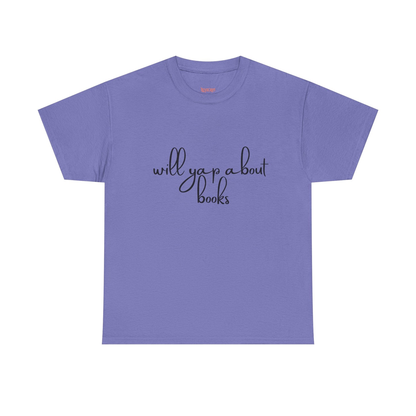 Book Lover Unisex Cotton Tee - 'Will Yap About Books'