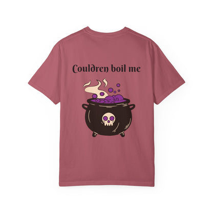 Cauldron Boil Me Halloween Unisex Garment-Dyed T-shirt