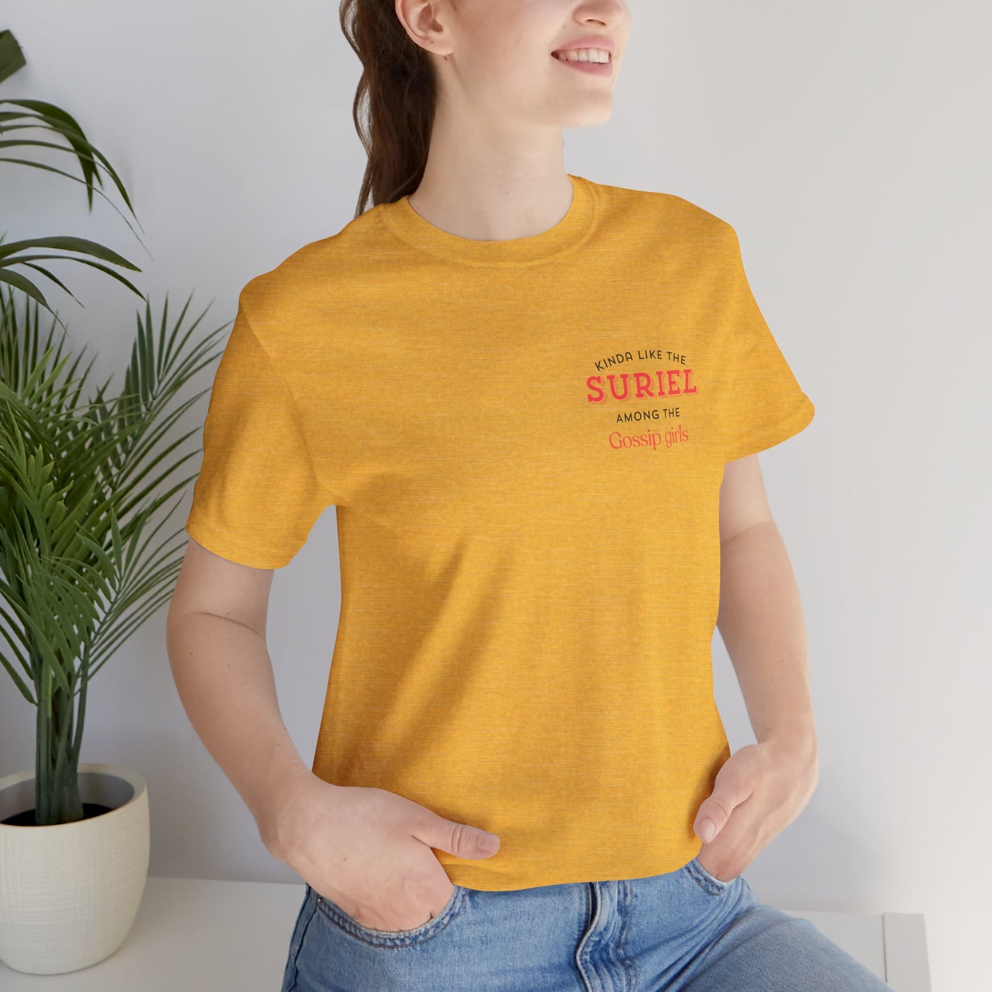 Suriel among gossip Unisex Jersey Short Sleeve Tee