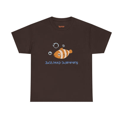 Just Keep Swimming Unisex Cotton Tee – It Ends With Us Inspired Shirt