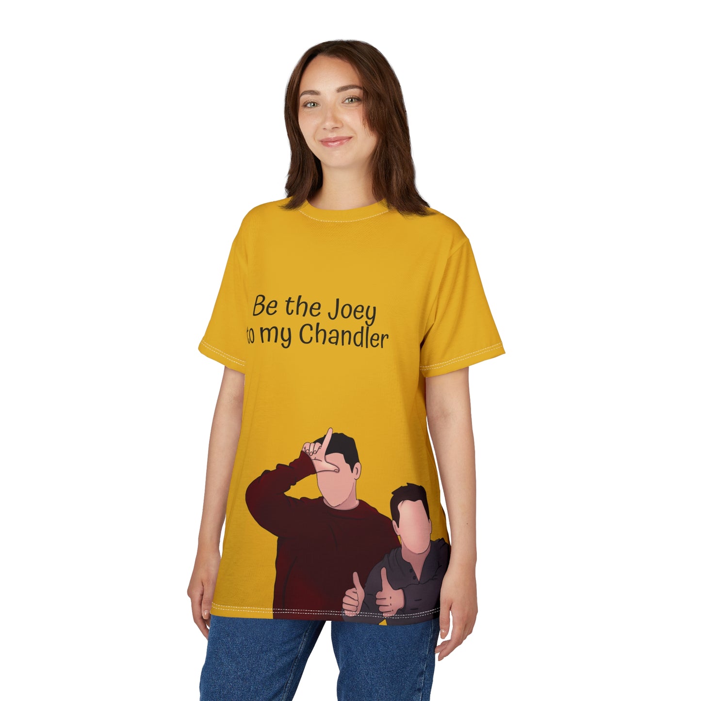 Funny Friends TV Show Unisex Tee - 'Be the Joey to my Chandler'