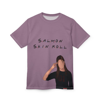 Salmon Skin Roll Unisex Tee - Trendy Graphic T-Shirt for Friends Lovers