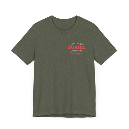 Suriel among gossip Unisex Jersey Short Sleeve Tee