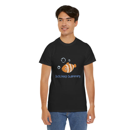 Just Keep Swimming Unisex Cotton Tee – It Ends With Us Inspired Shirt