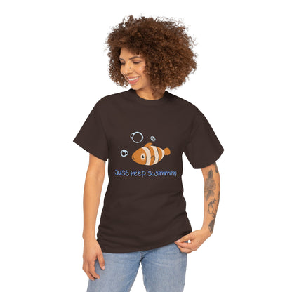 Just Keep Swimming Unisex Cotton Tee – It Ends With Us Inspired Shirt