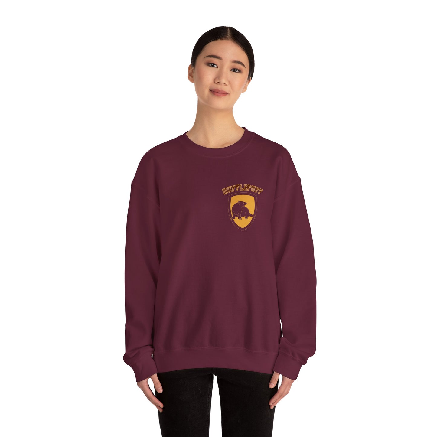 Hufflepuff Crewneck Sweatshirt - Unisex Heavy Blend™ | Cozy & Stylish for Fans