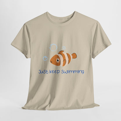 Just Keep Swimming Unisex Cotton Tee – It Ends With Us Inspired Shirt