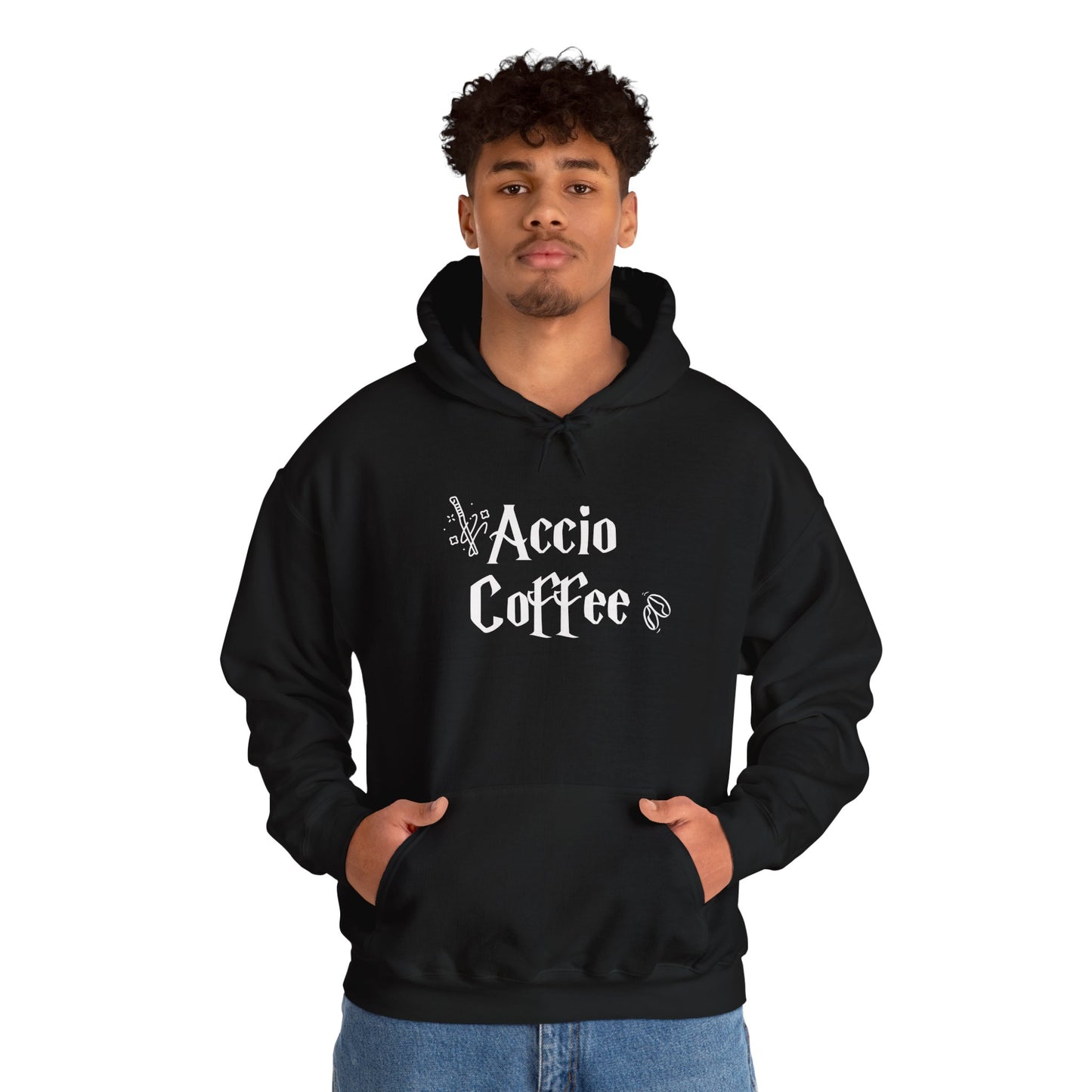 Accio Coffee Hoodie - Unisex Heavy Blend™ Sweatshirt for Coffee Lovers
