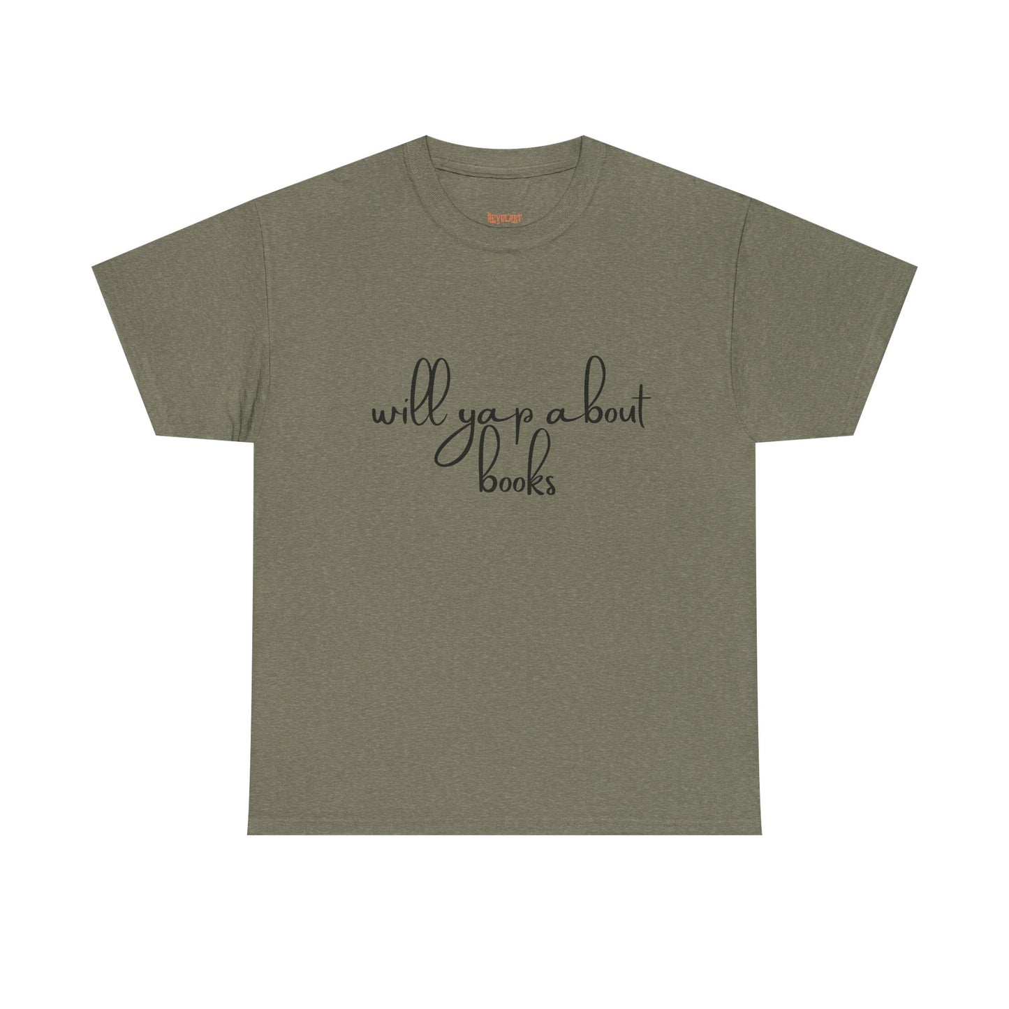 Book Lover Unisex Cotton Tee - 'Will Yap About Books'