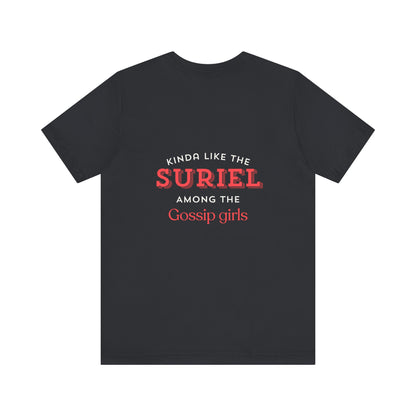 Suriel among gossip Unisex Jersey Short Sleeve Tee