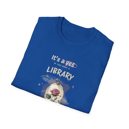 Library Beast Unisex Softstyle T-Shirt - Perfect for Book Lovers