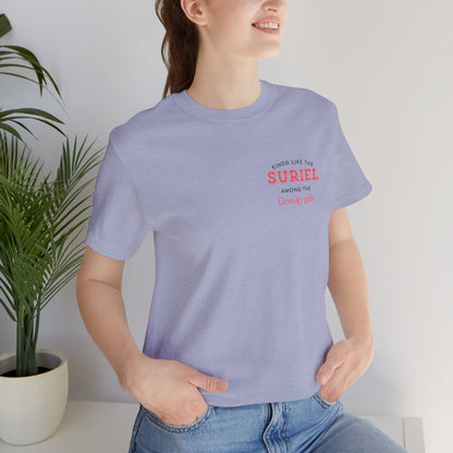 Suriel among gossip Unisex Jersey Short Sleeve Tee