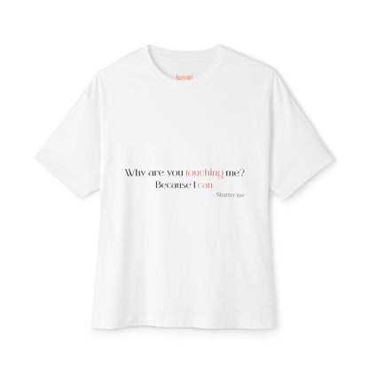 Juliette - Aaron Unisex Oversized Boxy Tee for Shatter Me Fans