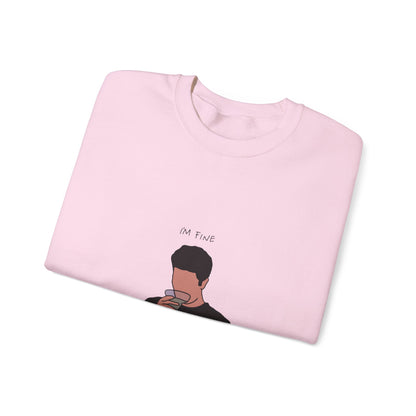 Ross ‘I'm fine’ Unisex Heavy Blend™ Crewneck Sweatshirt