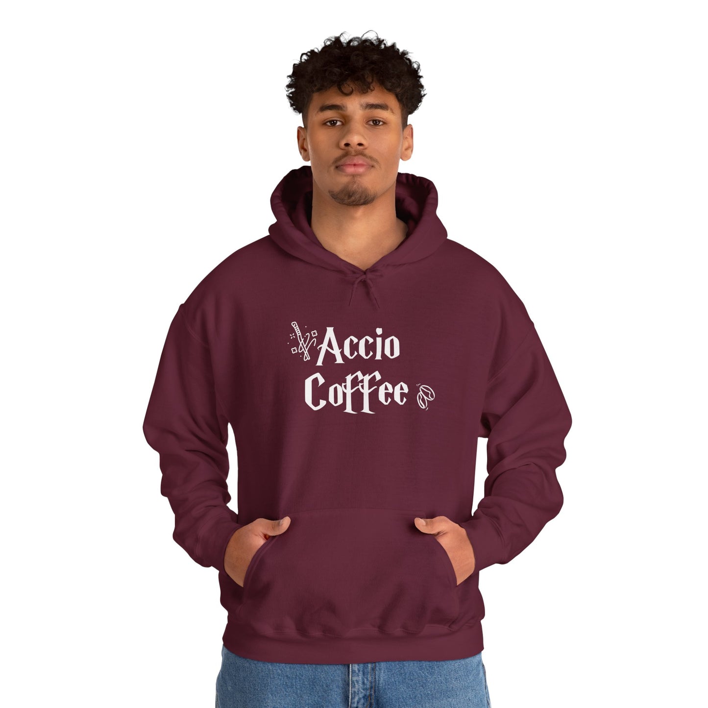 Accio Coffee Hoodie - Unisex Heavy Blend™ Sweatshirt for Coffee Lovers