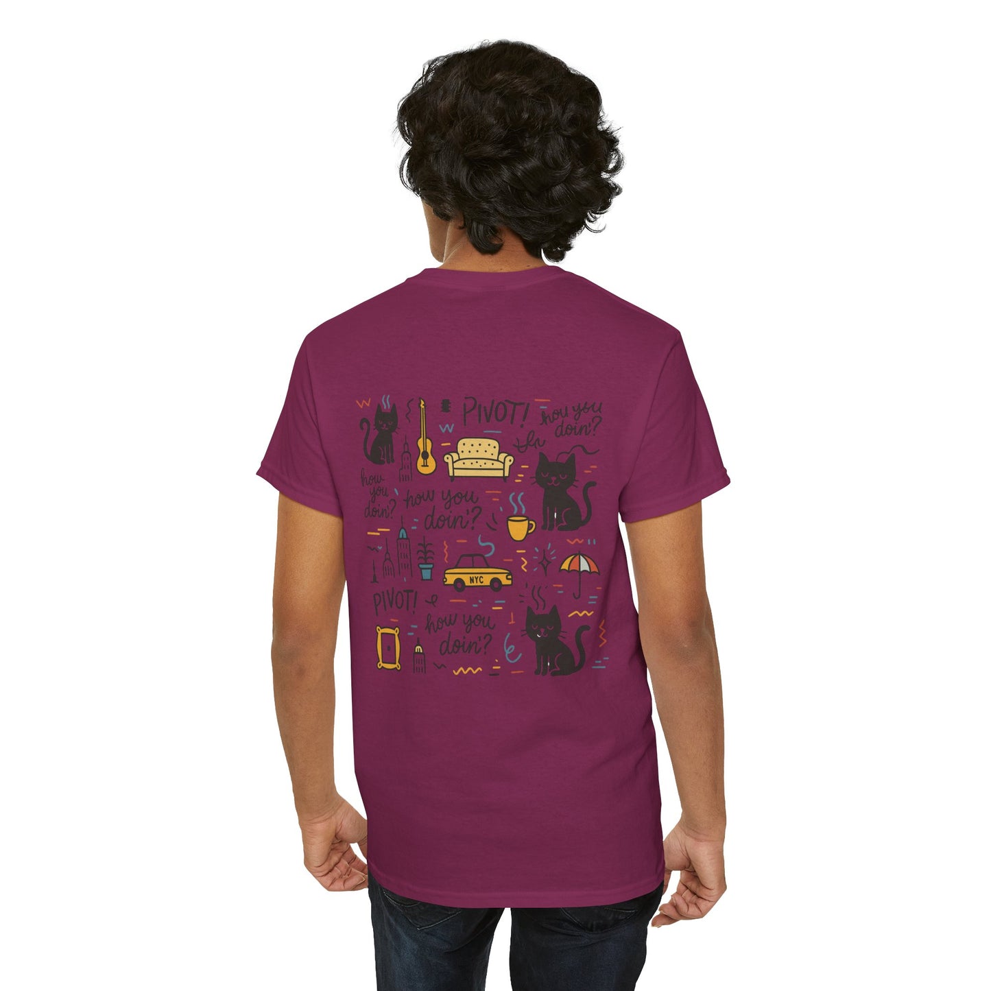 Friends Vibe Unisex Heavy Cotton Tee for Friends Lovers