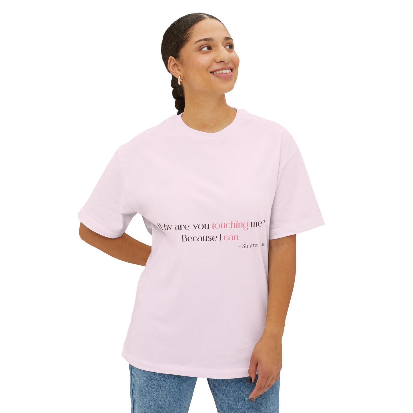 Juliette - Aaron Unisex Oversized Boxy Tee for Shatter Me Fans