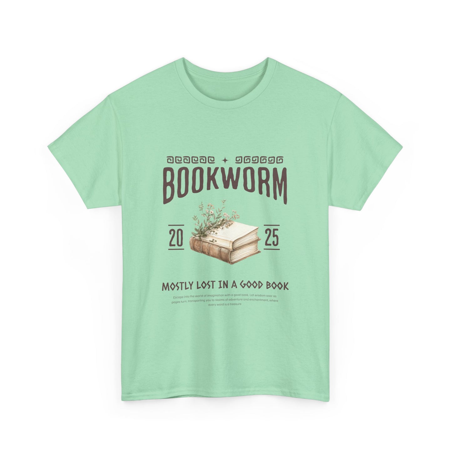Bookworm Unisex Heavy Cotton Tee – Perfect for Literature Lovers