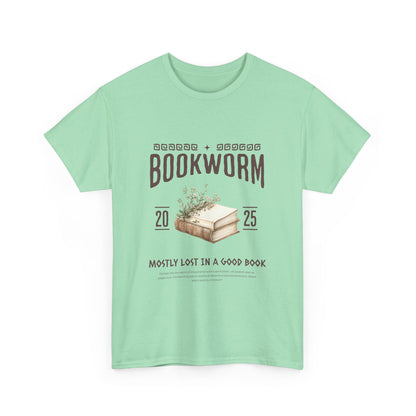Bookworm Unisex Heavy Cotton Tee – Perfect for Literature Lovers