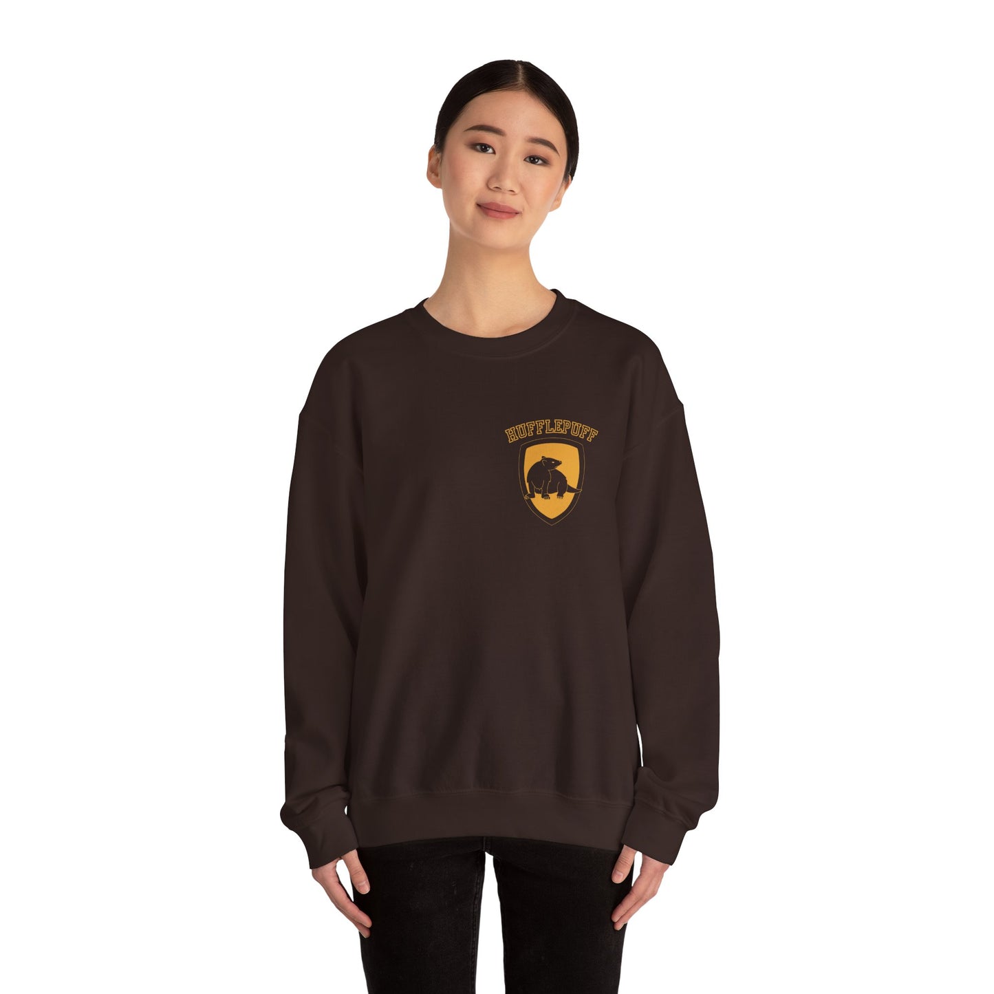 Hufflepuff Crewneck Sweatshirt - Unisex Heavy Blend™ | Cozy & Stylish for Fans