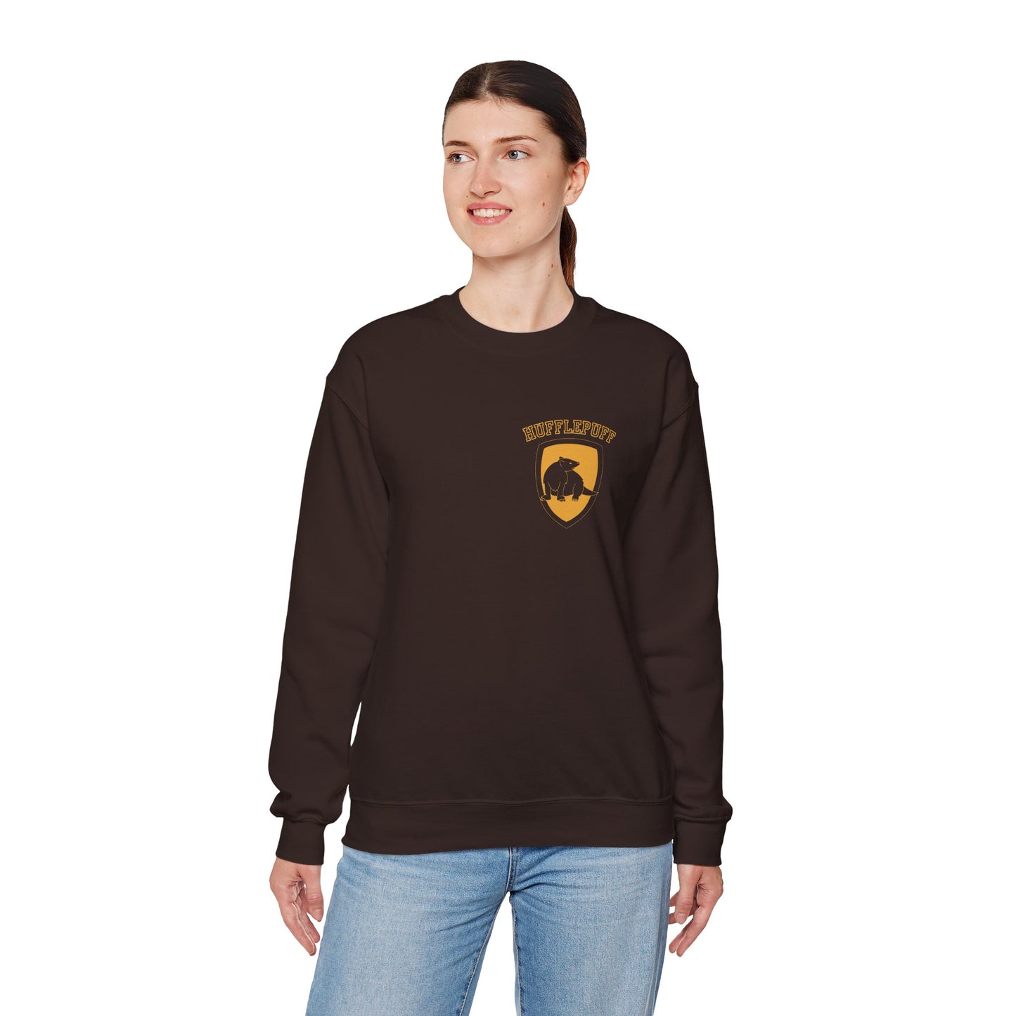 Hufflepuff Crewneck Sweatshirt - Unisex Heavy Blend™ | Cozy & Stylish for Fans | Harry Potter