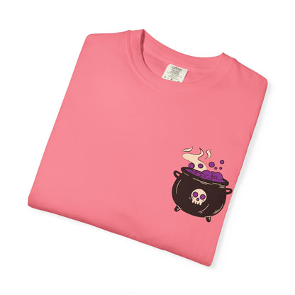 Cauldron Boil Me Halloween Unisex Garment-Dyed T-shirt