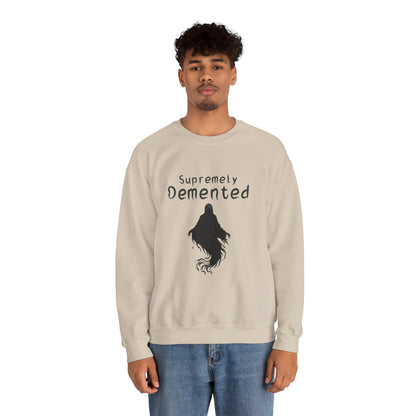 Supremely Demented Sweatshirt, Cozy Unisex Crewneck, Quirky Casual Wear | Harry Potter fans