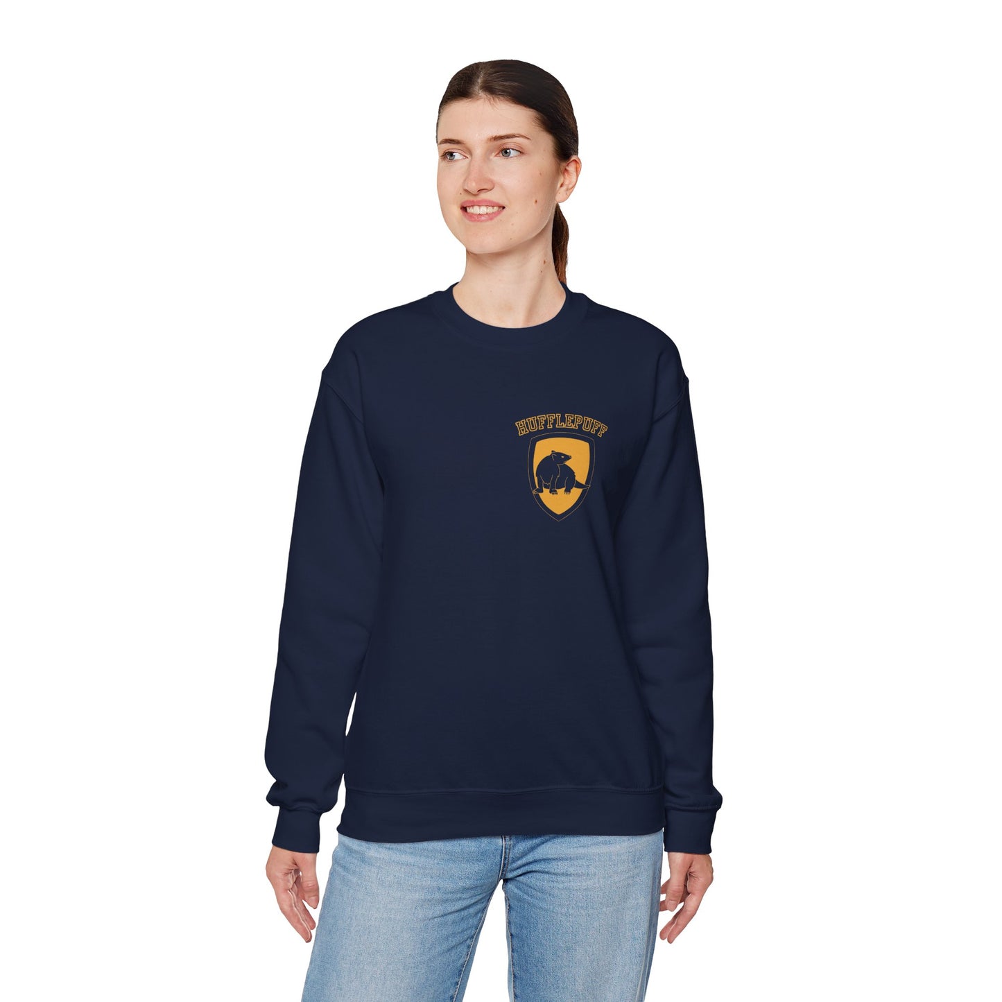 Hufflepuff Crewneck Sweatshirt - Unisex Heavy Blend™ | Cozy & Stylish for Fans | Harry Potter
