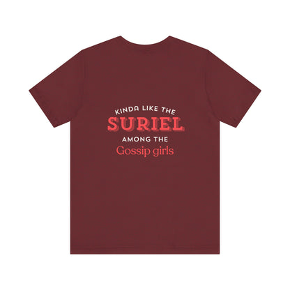 Suriel among gossip Unisex Jersey Short Sleeve Tee