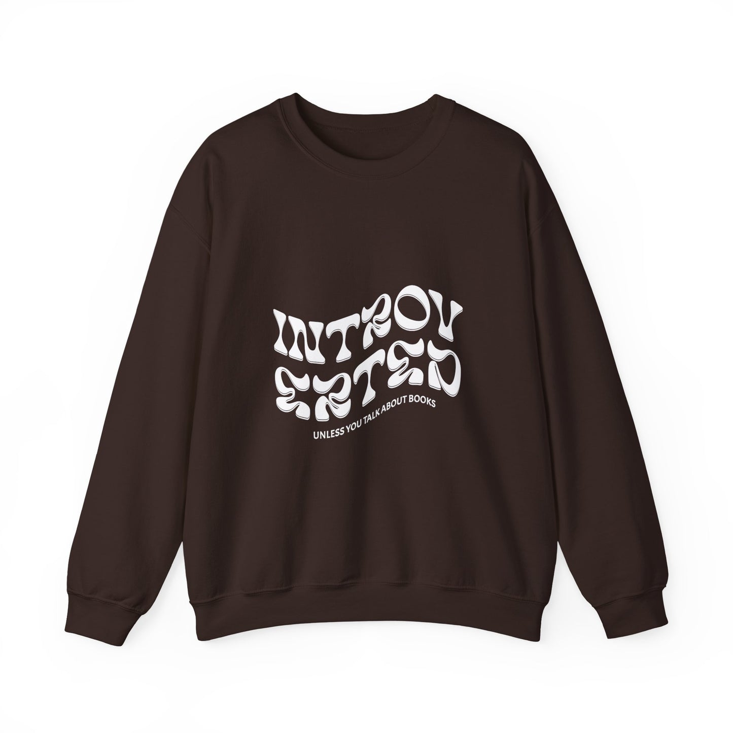 Introverted Book Lovers Sweatshirt - Unisex Heavy Blend™ Crewneck