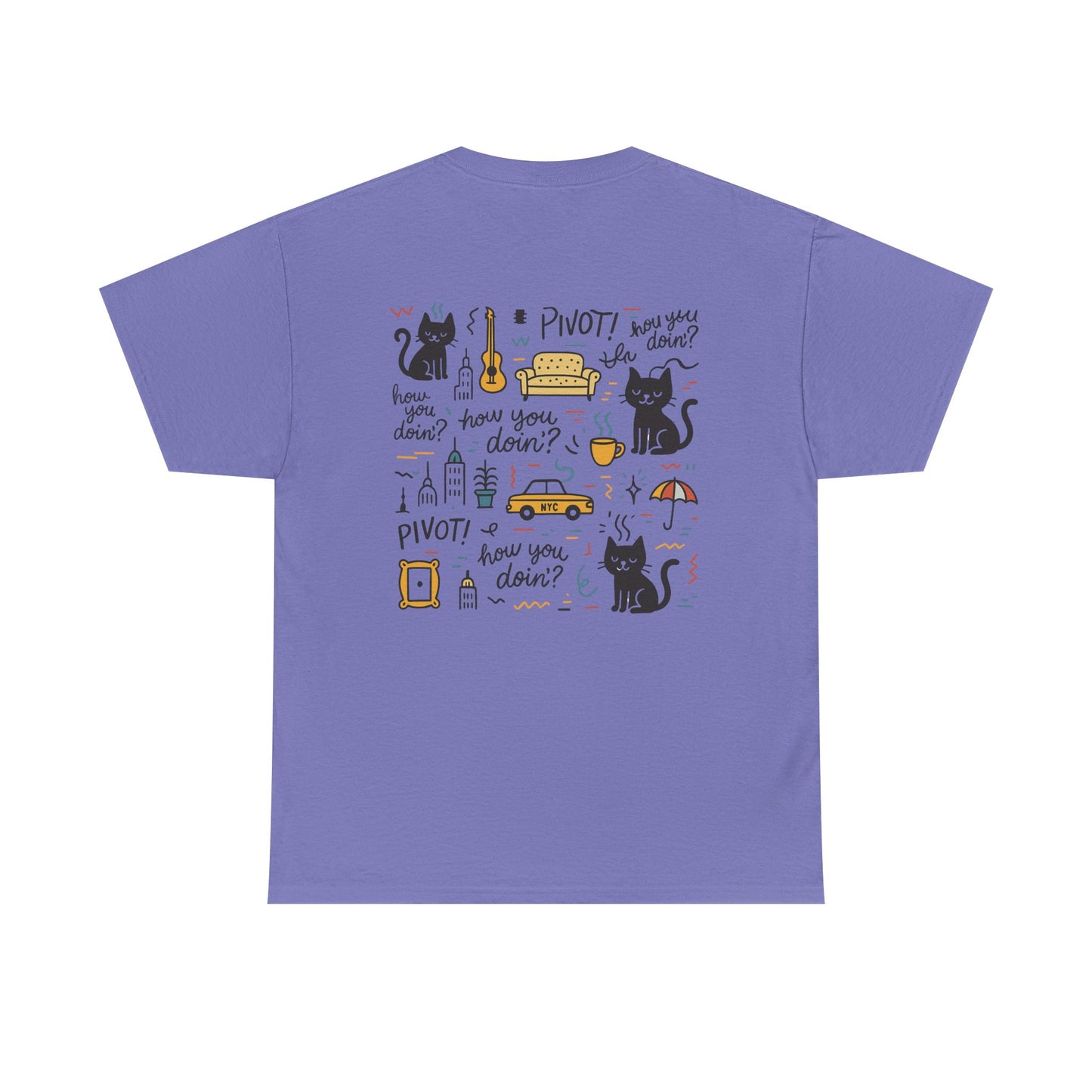 Friends Vibe Unisex Heavy Cotton Tee for Friends Lovers