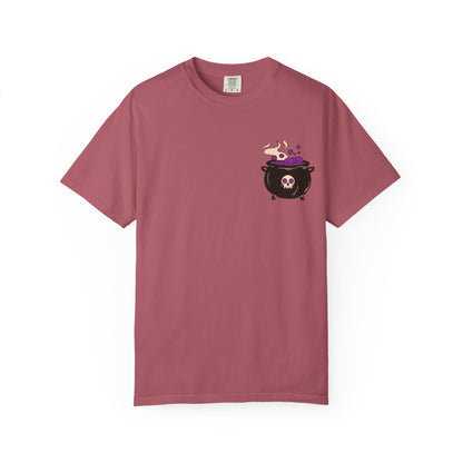 Cauldron Boil Me Halloween Unisex Garment-Dyed T-shirt