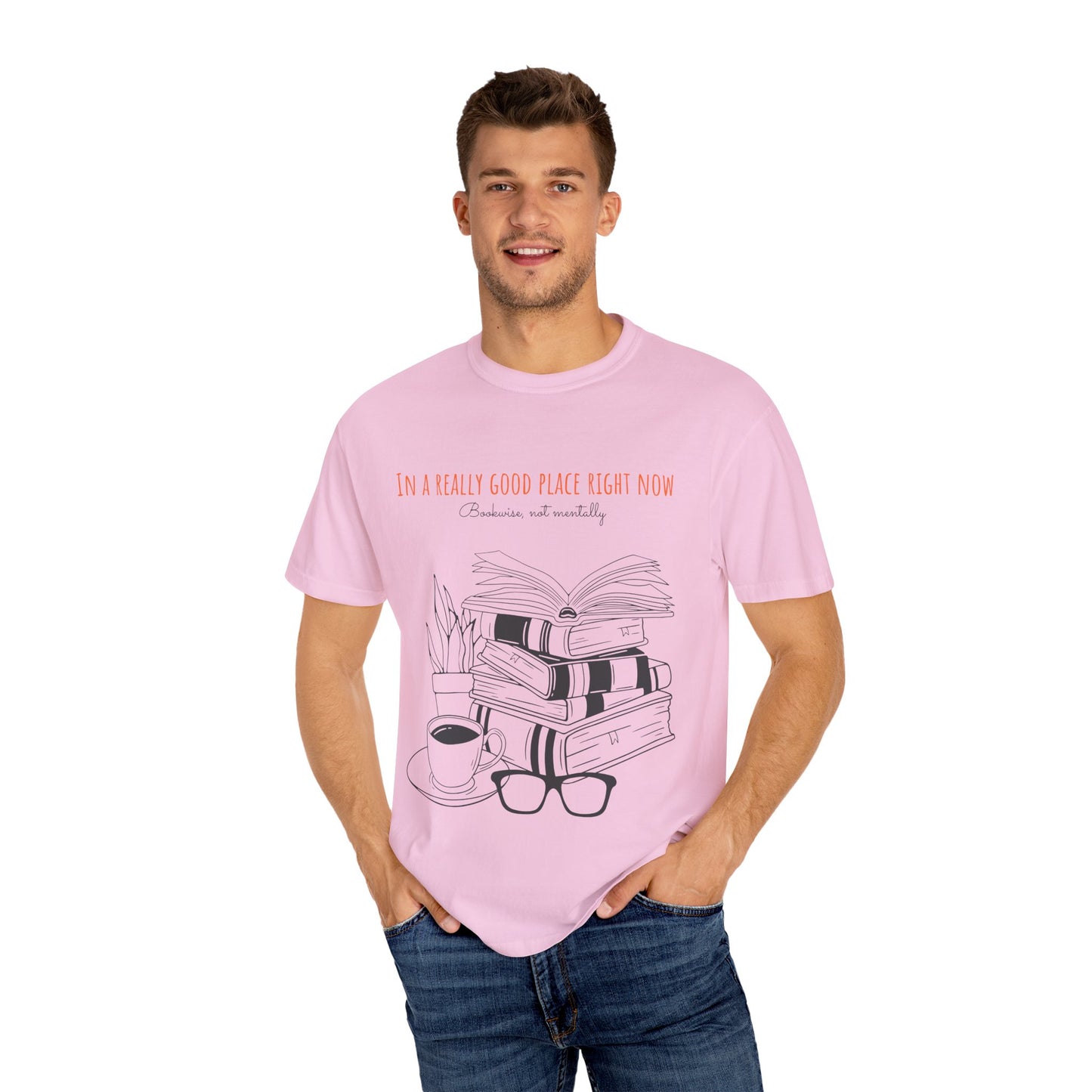 Real Good Place Unisex Garment-Dyed T-shirt