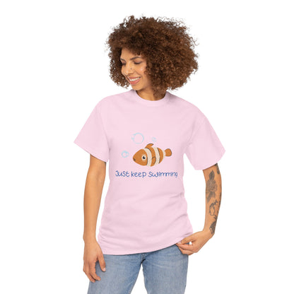 Just Keep Swimming Unisex Cotton Tee – It Ends With Us Inspired Shirt