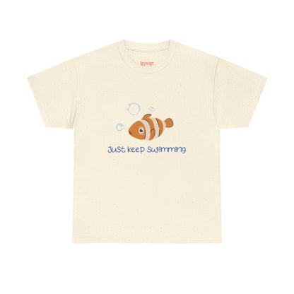 Just Keep Swimming Unisex Cotton Tee – It Ends With Us Inspired Shirt