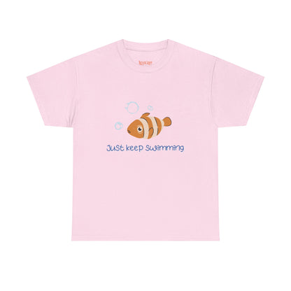 Just Keep Swimming Unisex Cotton Tee – It Ends With Us Inspired Shirt