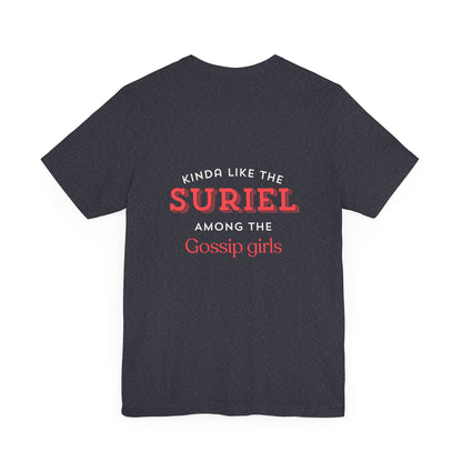 Suriel among gossip Unisex Jersey Short Sleeve Tee