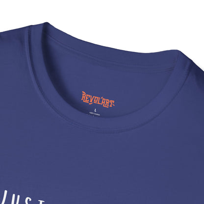 Book Lover's Unisex Softstyle T-Shirt - "Just One More Chapter" Design