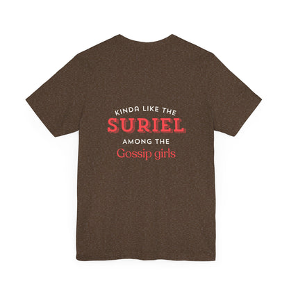 Suriel among gossip Unisex Jersey Short Sleeve Tee