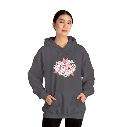 Books Are Never Enough Unisex Heavy Blend™ Hoodie for Book lovers
