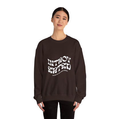 Introverted Book Lovers Sweatshirt - Unisex Heavy Blend™ Crewneck
