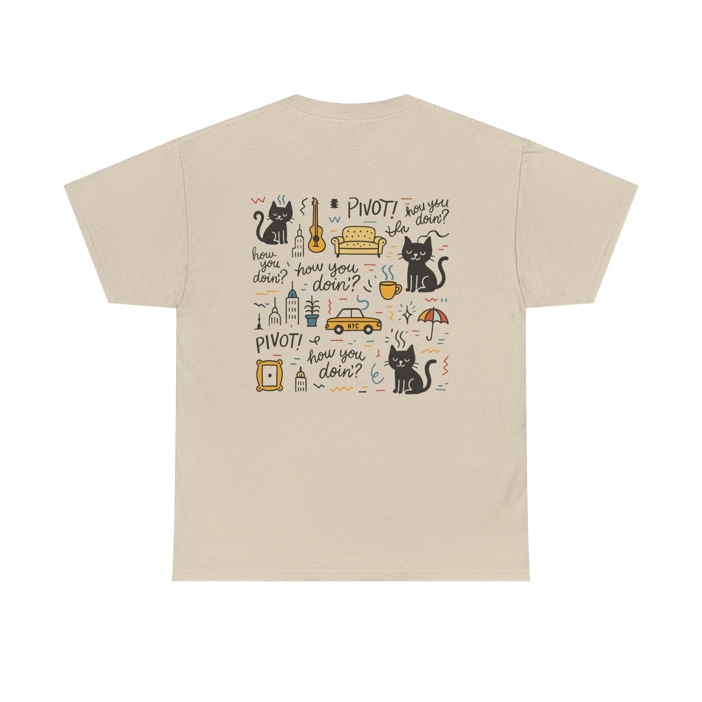 Friends Vibe Unisex Heavy Cotton Tee for Friends Lovers