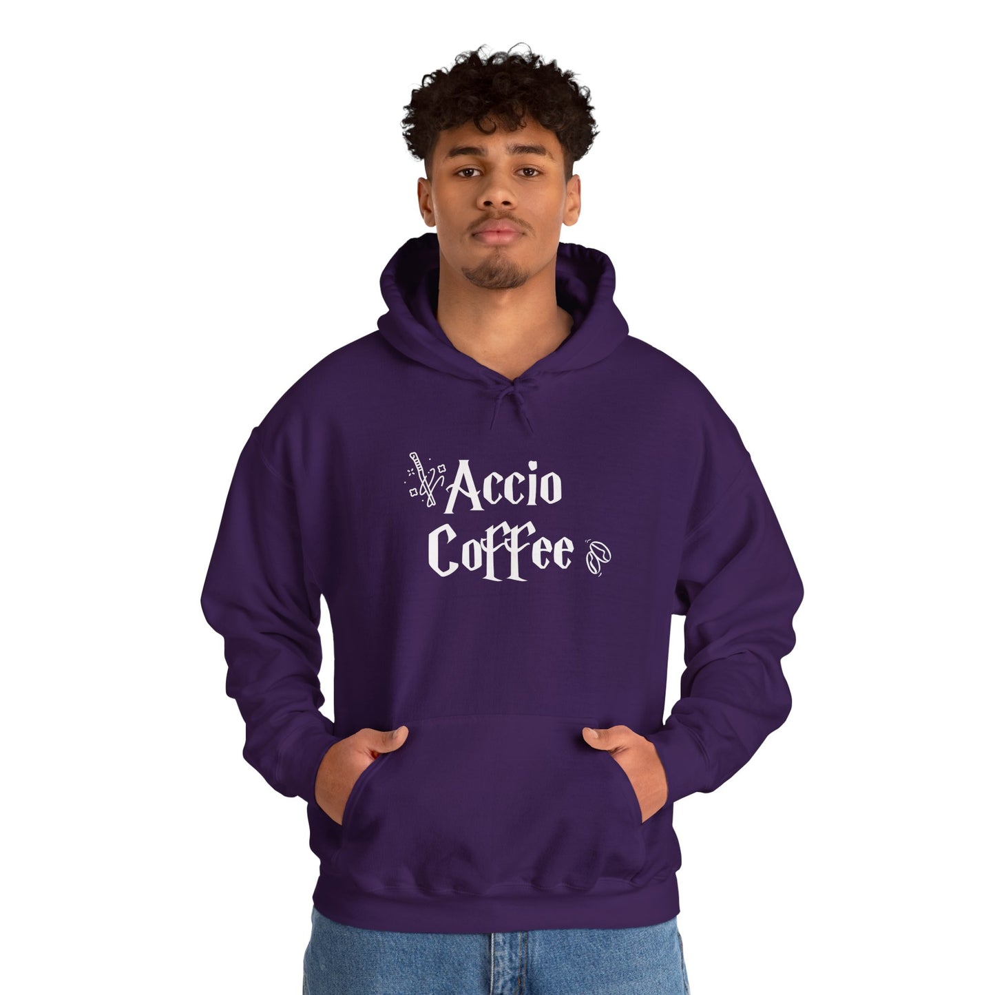 Accio Coffee Hoodie - Unisex Heavy Blend™ Sweatshirt for Coffee Lovers