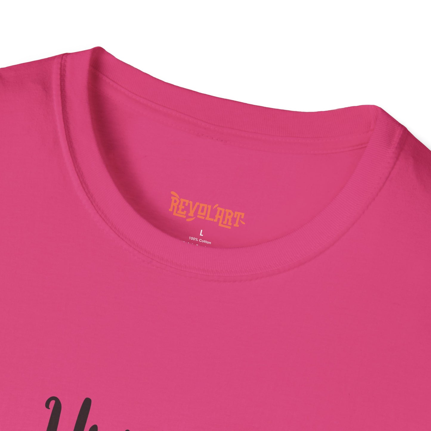 Cute HUGSY Graphic Unisex Softstyle T-Shirt, Holiday Gift, Casual Wear, Cute T-Shirt, Fun Apparel, Christmas Shirt for Friends Lovers