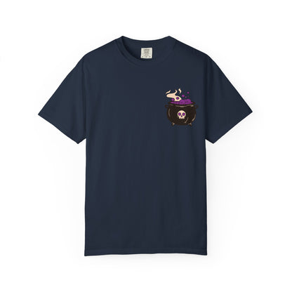 Cauldron Boil Me Halloween Unisex Garment-Dyed T-shirt
