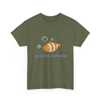 Just Keep Swimming Unisex Cotton Tee – It Ends With Us Inspired Shirt